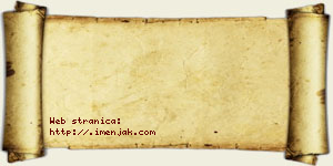 Kristina Ubavkić vizit kartica